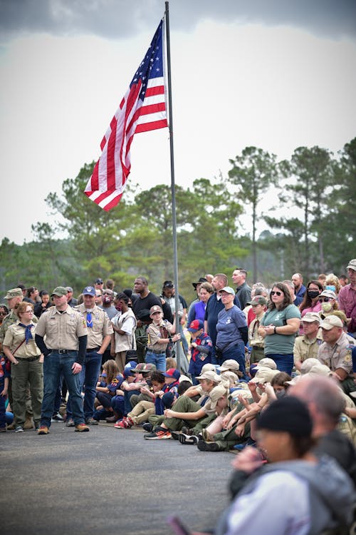 Gratis stockfoto met amerikaanse vlag, demonstratie, festival