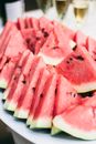 Close-Up Photography of Sliced Watermelons