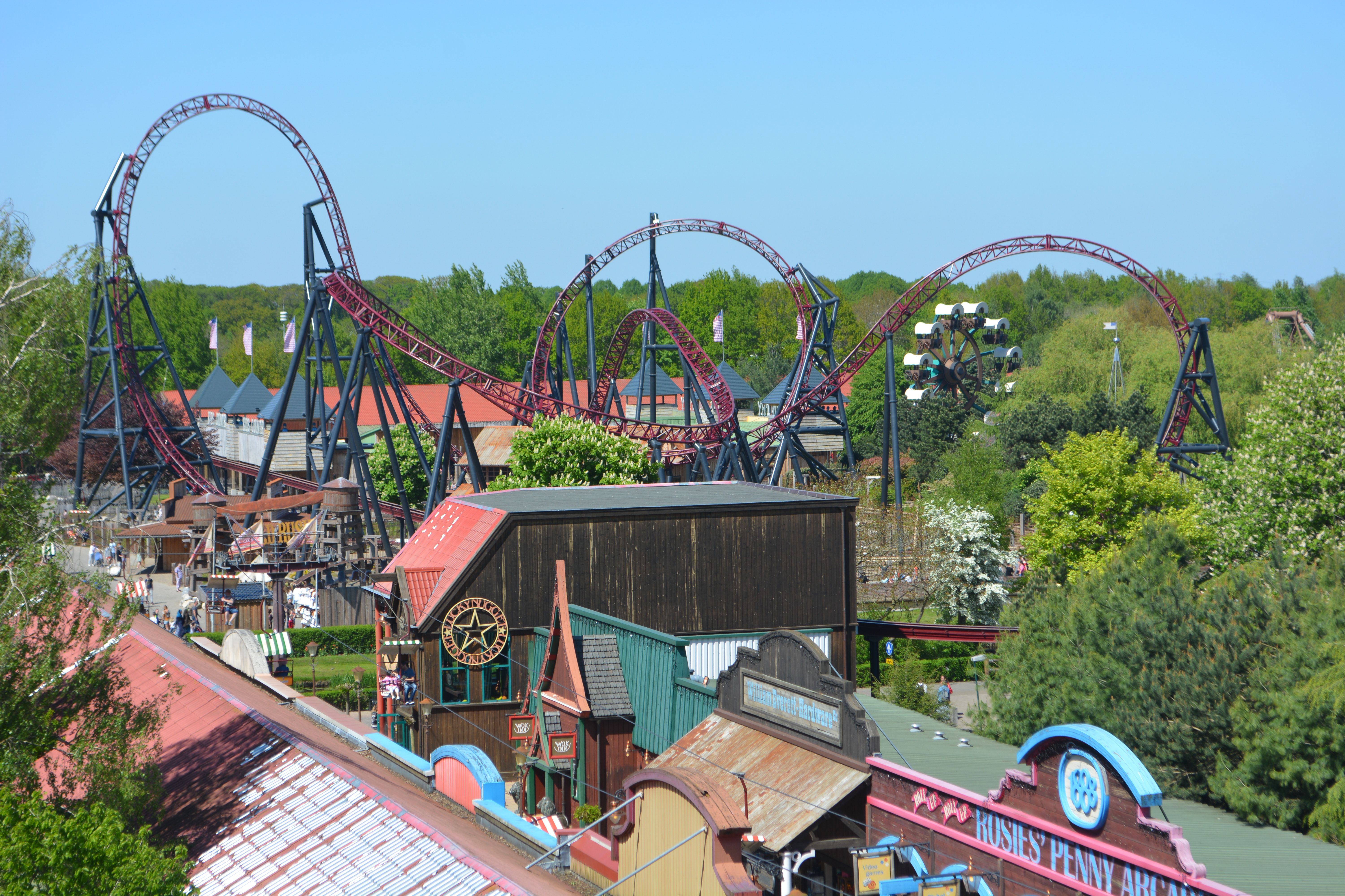 Free Stock Photo Of Attractiepark Attractions Roller Coaster