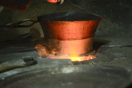 Free stock photo of ancient crafts, copper, copper smith Stock Photo