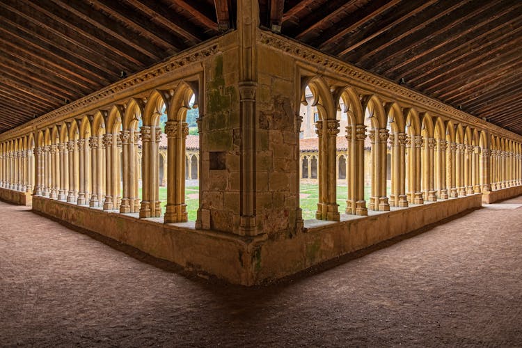 Arches In Monastery In France