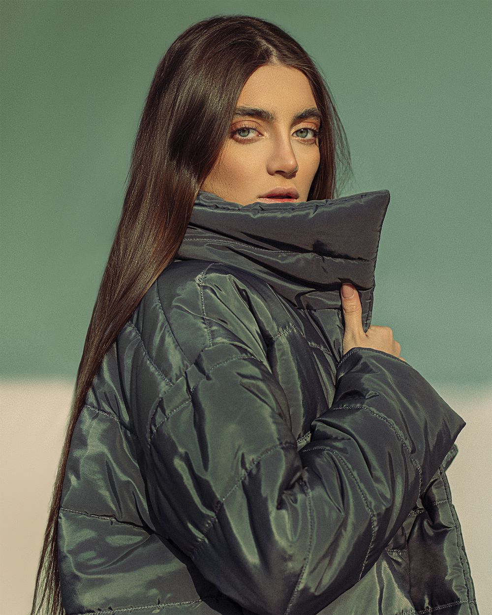 Women's quilted jacket for casual and athleisure outerwear ranges