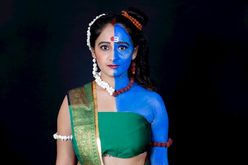 Immagine gratuita di costume, dipinto, donna indiana
