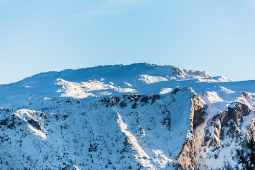 dağ, duvar kağıdı, kar içeren Ücretsiz stok fotoğraf