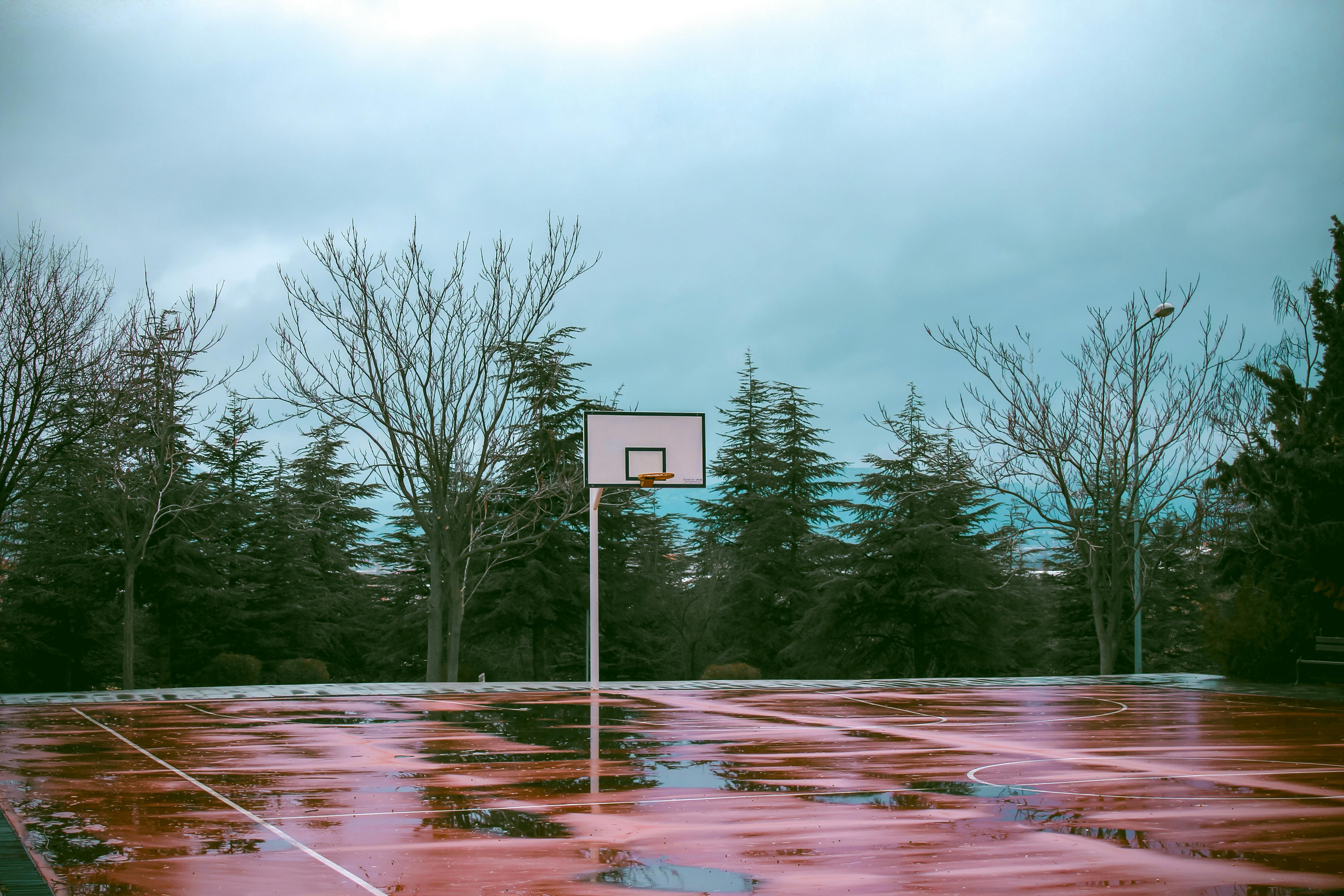 Wet Basketball Court · Free Stock Photo