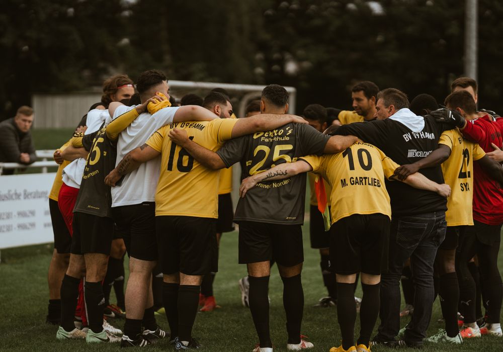 Match-day huddle