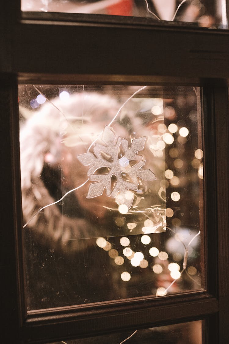 Snowflake On Window