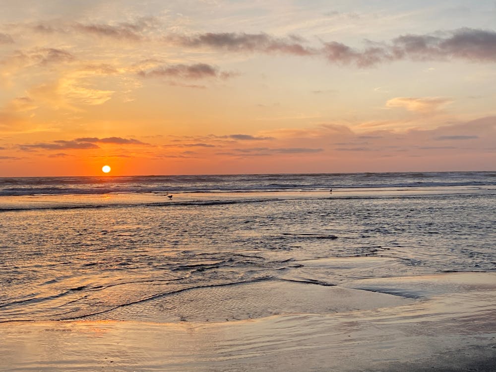 Beautiful Body of Water During Sunset