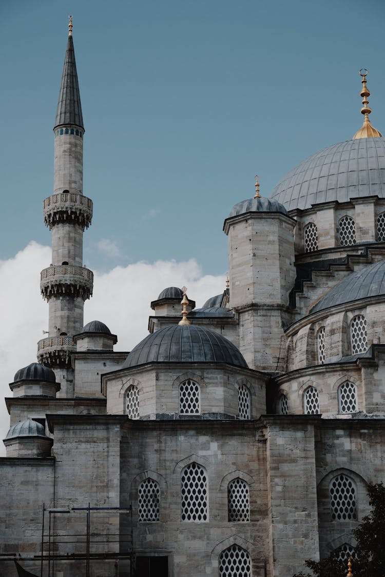 Clear Sky Over Hagia Sophia Minaret