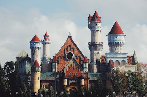 Colorful Castle with Towers