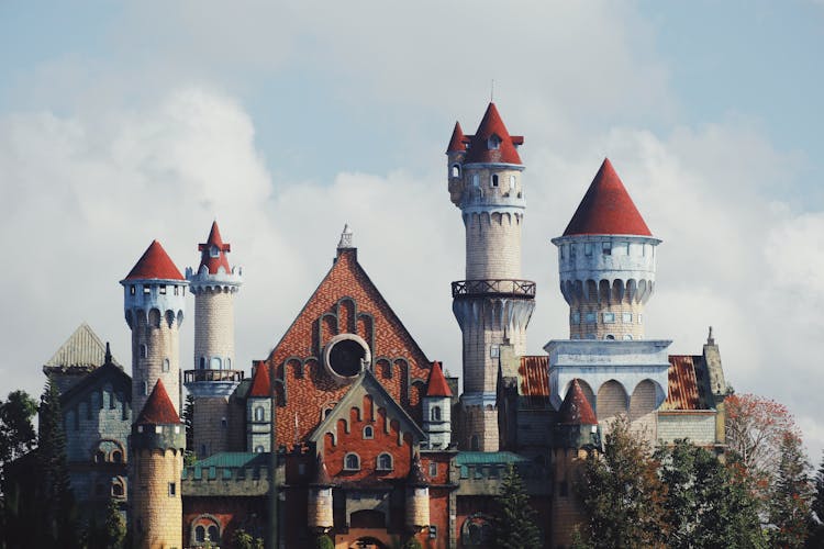 Colorful Castle And Clouds