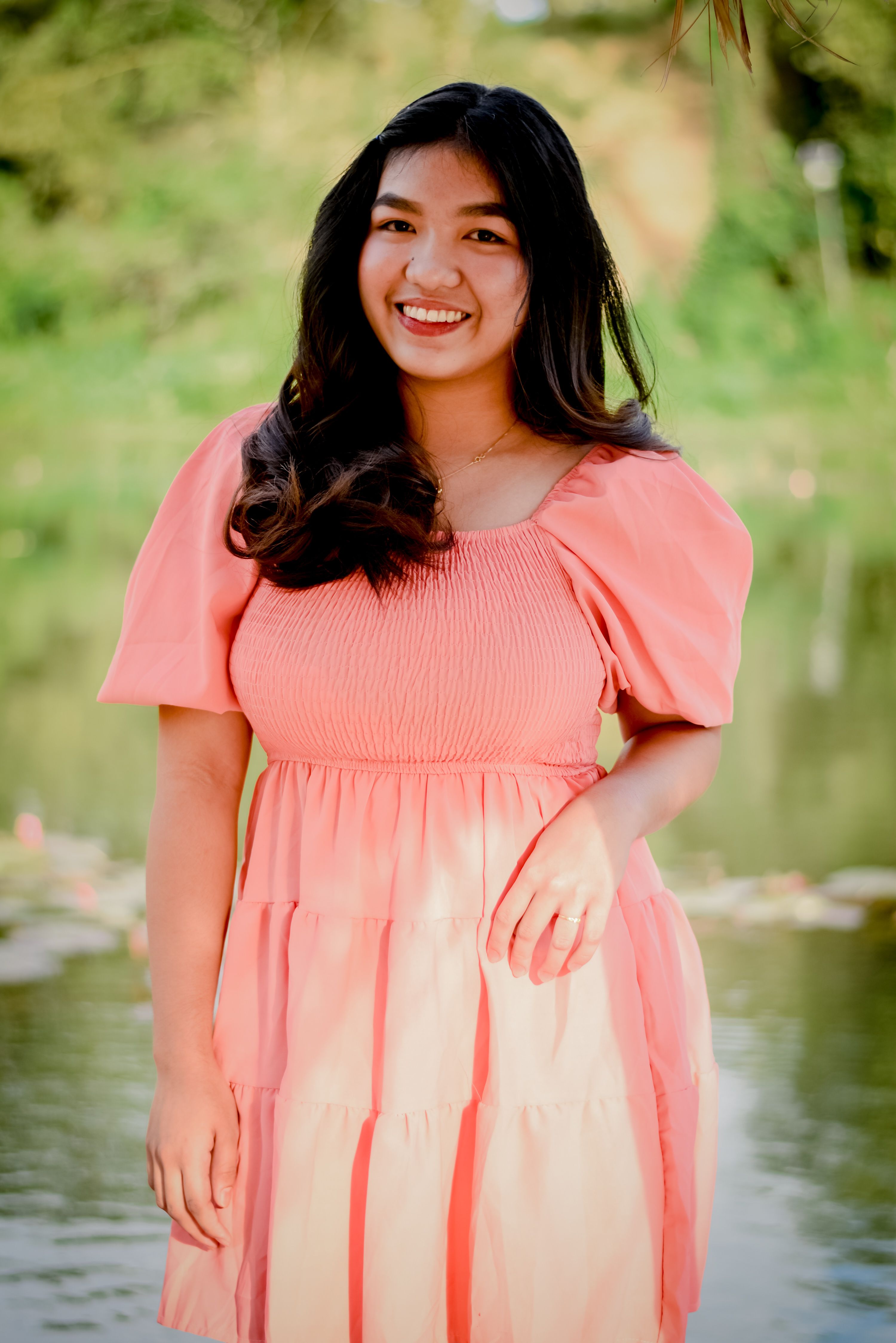 Photo of a Woman in Pink Dress · Free Stock Photo