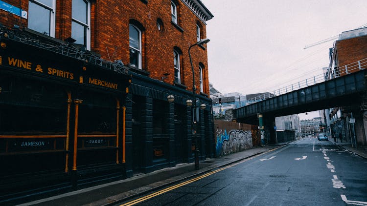 Empty Street After Rain