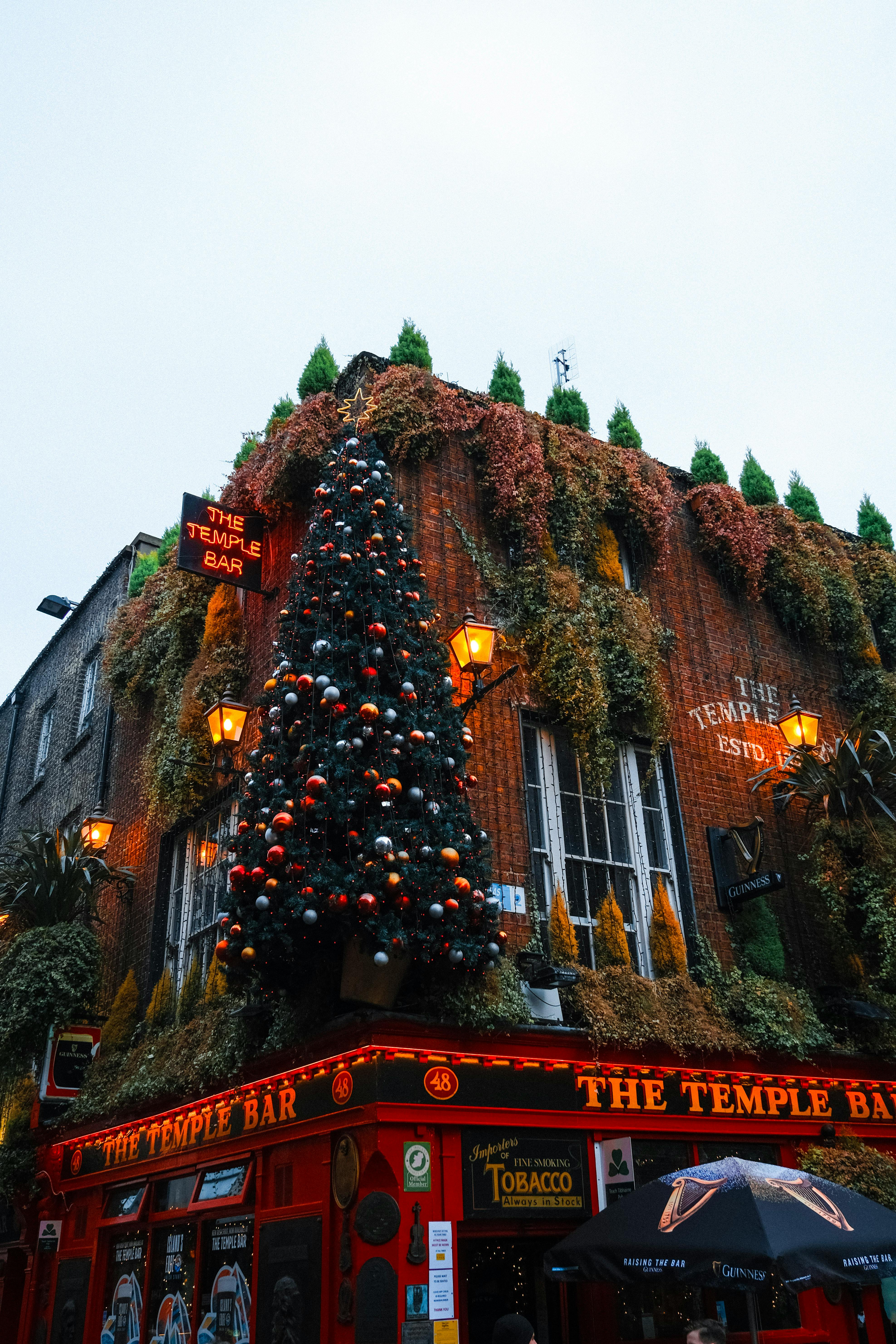 Dublin At Christmas Ireland Stock Photo - Download Image Now