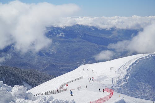 People on Ski Slope