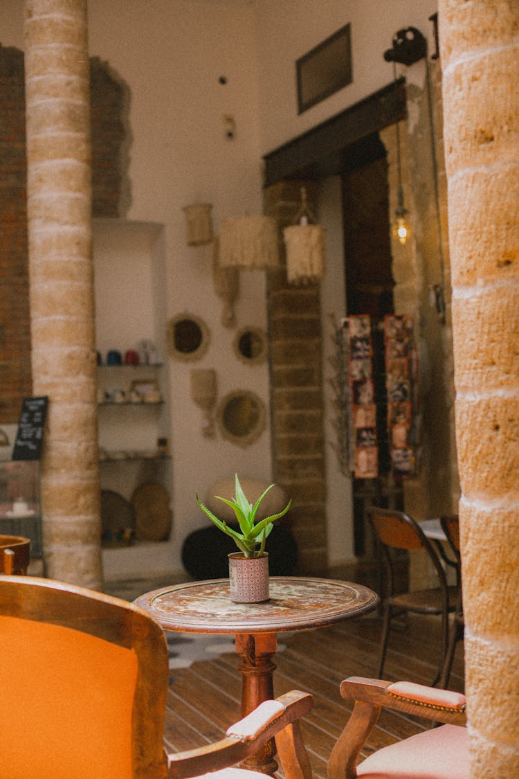 Modern Interior Of A Cafe 