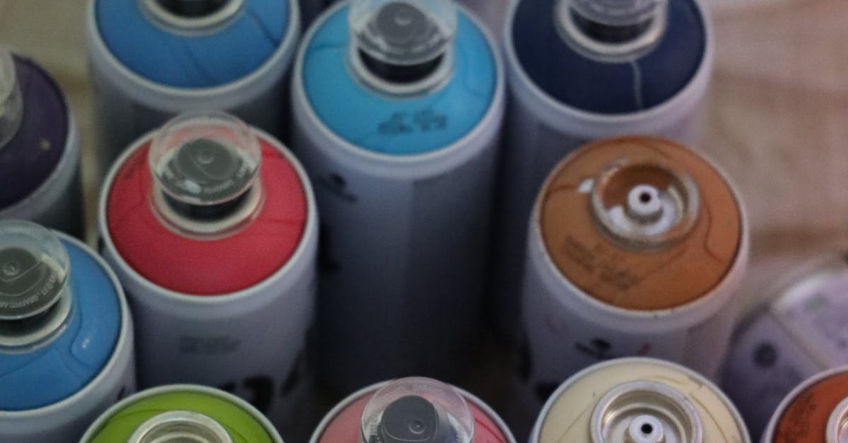 Spray Paint Cans in Abundance