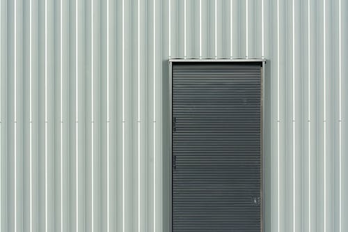 Metal Door in a Wall