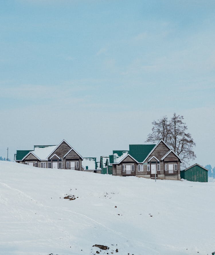 Village In Winter