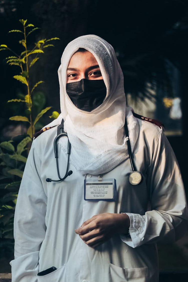 A Doctor Wearing A Hijab