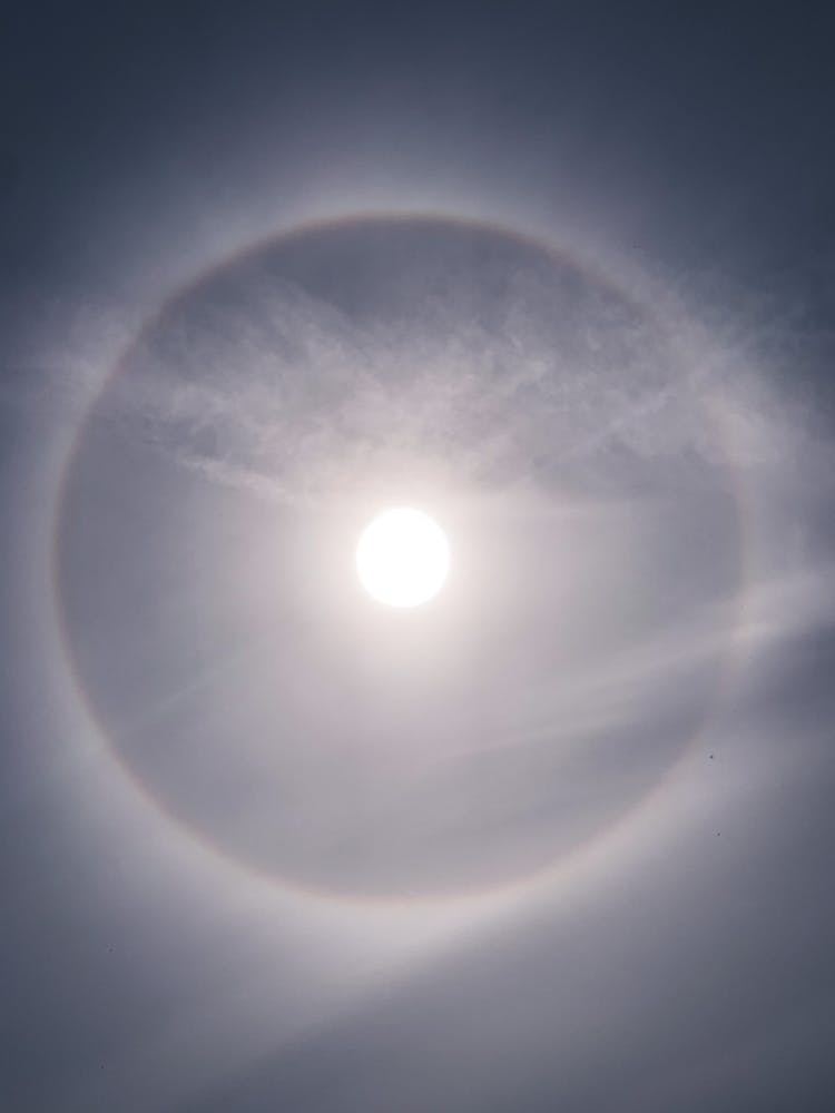 Sunlight And Circle On Sky