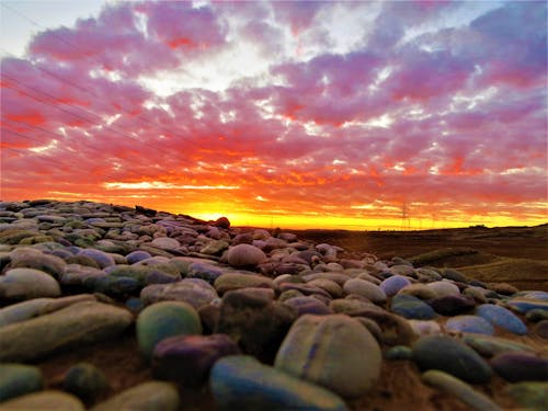 Free Gratis lagerfoto af solnedgang Stock Photo