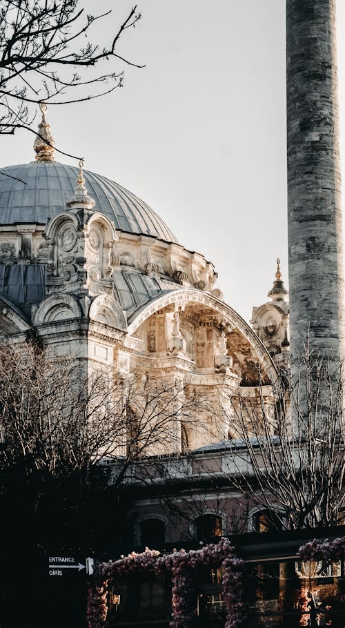 Ortakoy Mosque Dome in Istanbul, Turkey