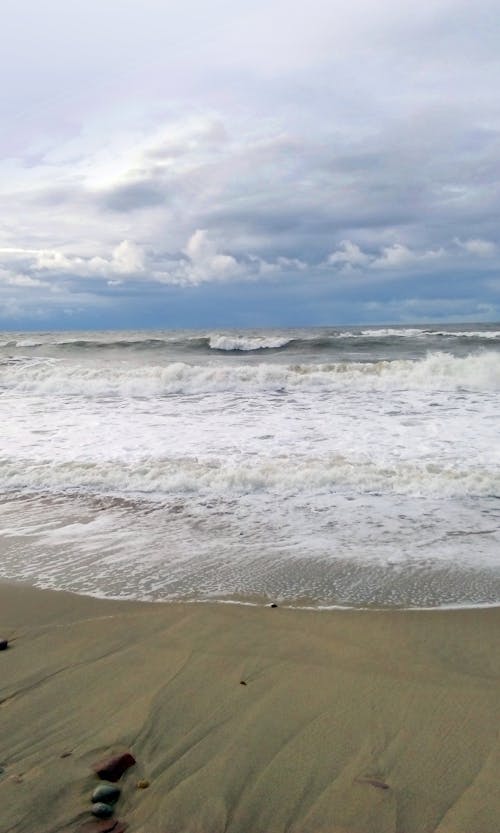 Waves Crashing on the Shore 