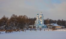 The Church of the Assumption in Bogorodsk During Winter