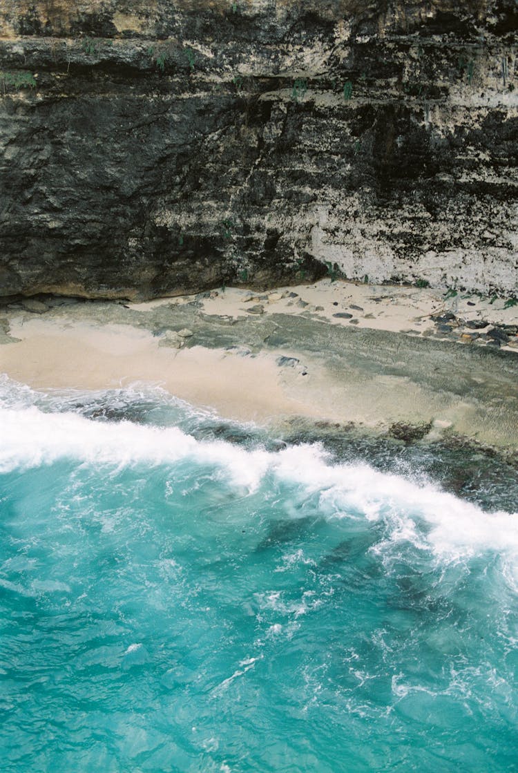 Bay Surrounded By Cliff