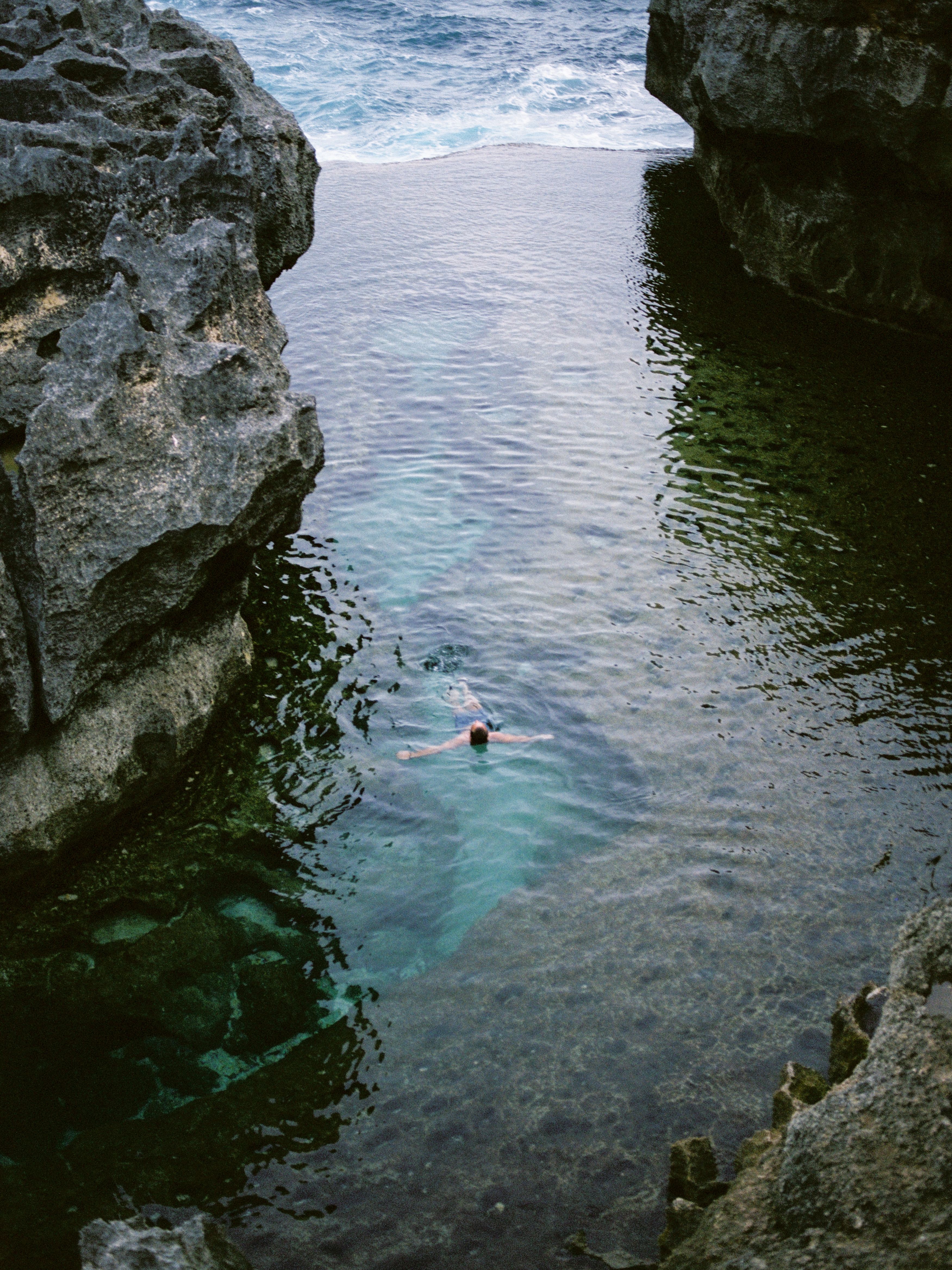 Person Floating in the Ocean · Free Stock Photo