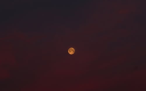 Full Moon Against the Sky