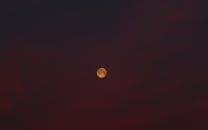 Full Moon Against the Sky