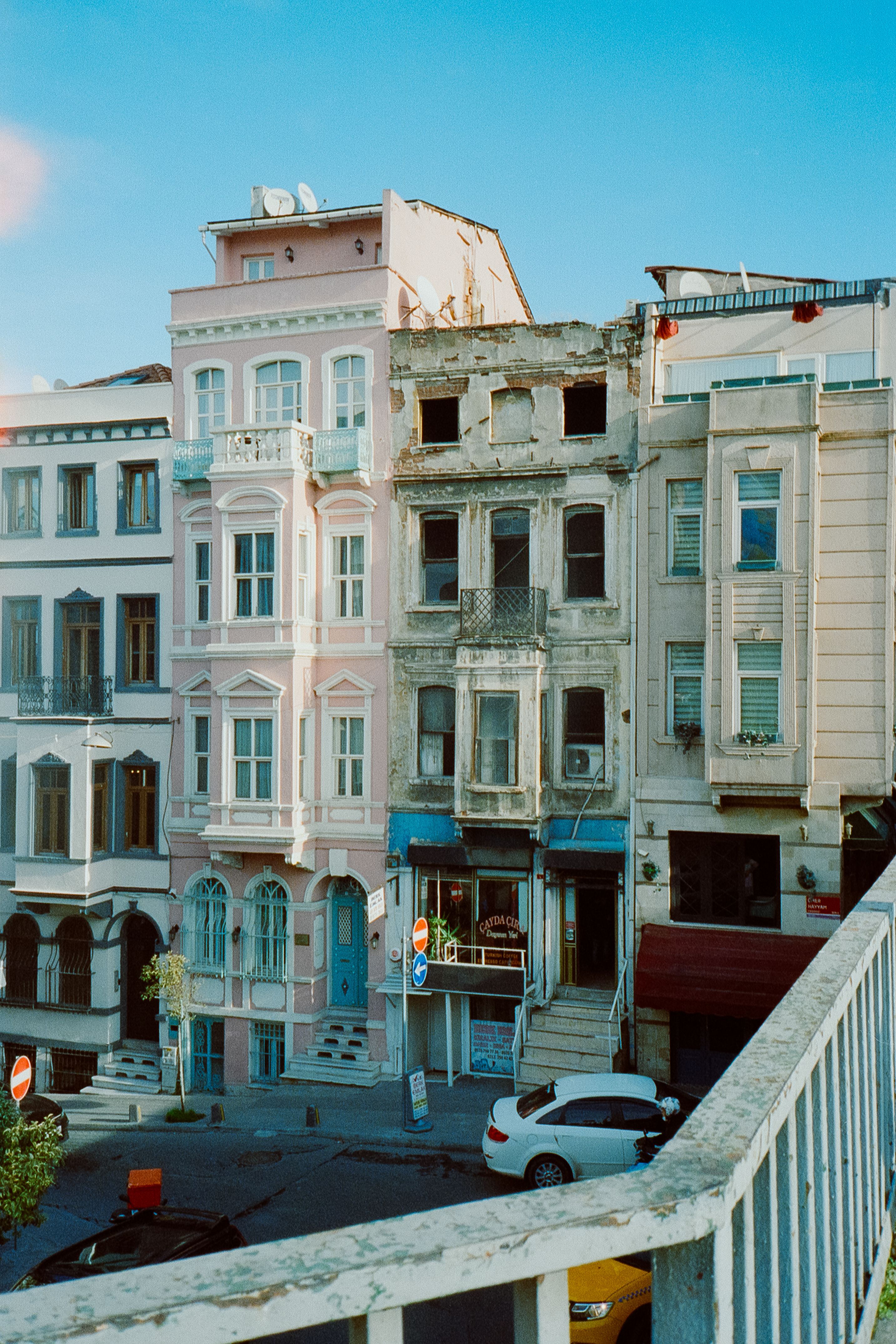 Facades of Residential Buildings in City · Free Stock Photo