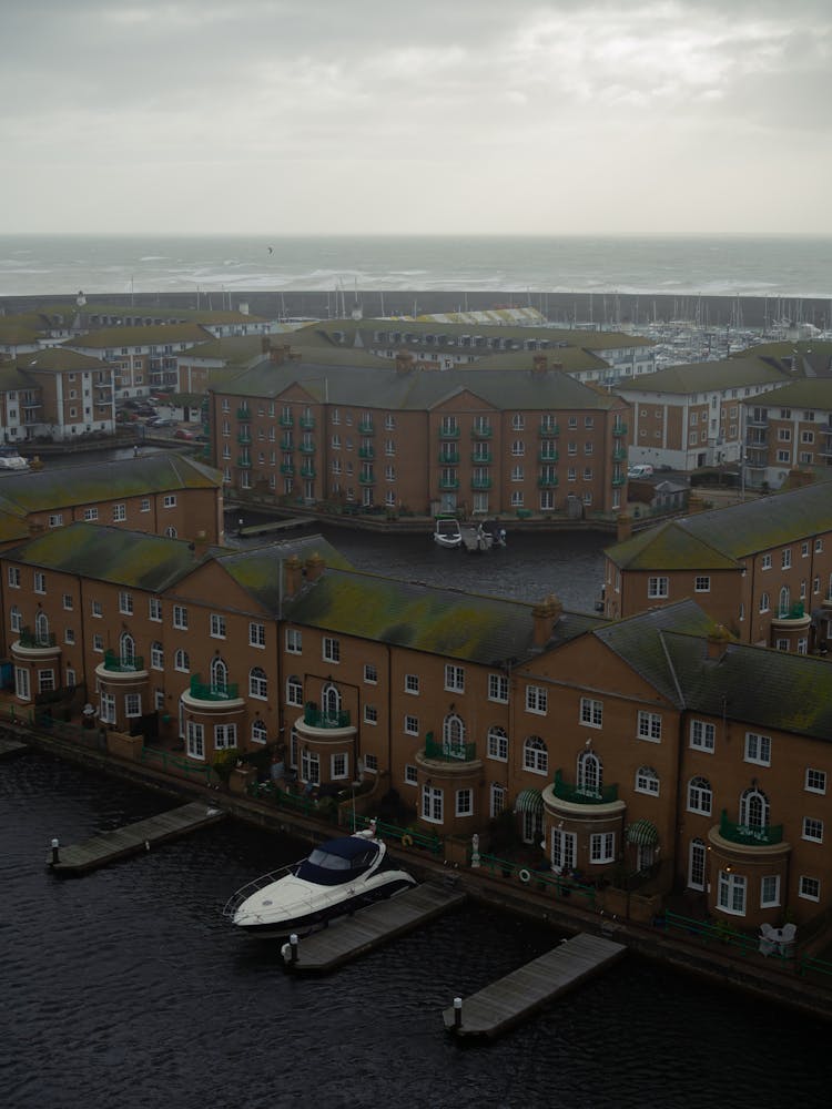 Townhouses And Water Canals