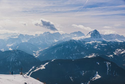 Gratis stockfoto met bergen, landschap, met sneeuw bedekt