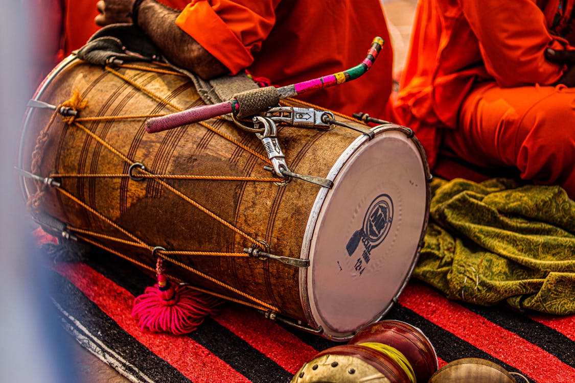 Traditional Dhol Drum · Free Stock Photo