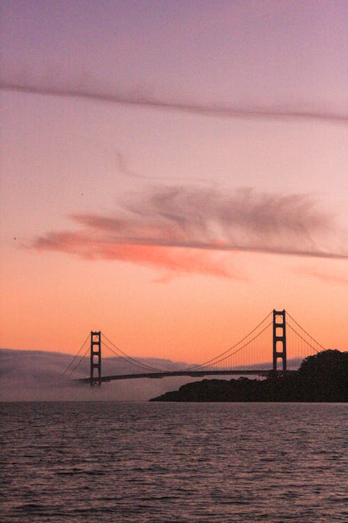 Free Golden Gate Bridge at Sunset Stock Photo