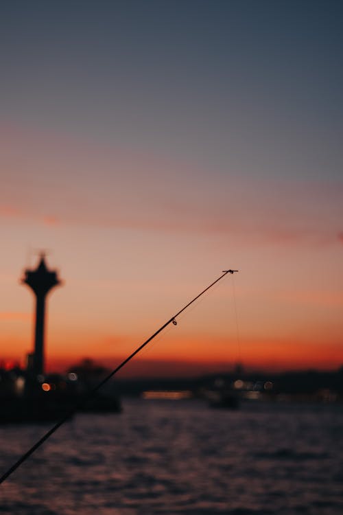 fishing sunset wallpaper