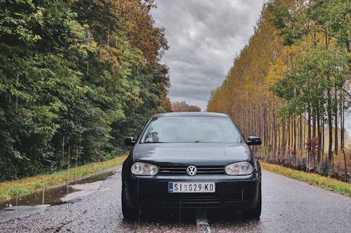 Imagine de stoc gratuită din negru-car, nor pădure, nori de ploaie