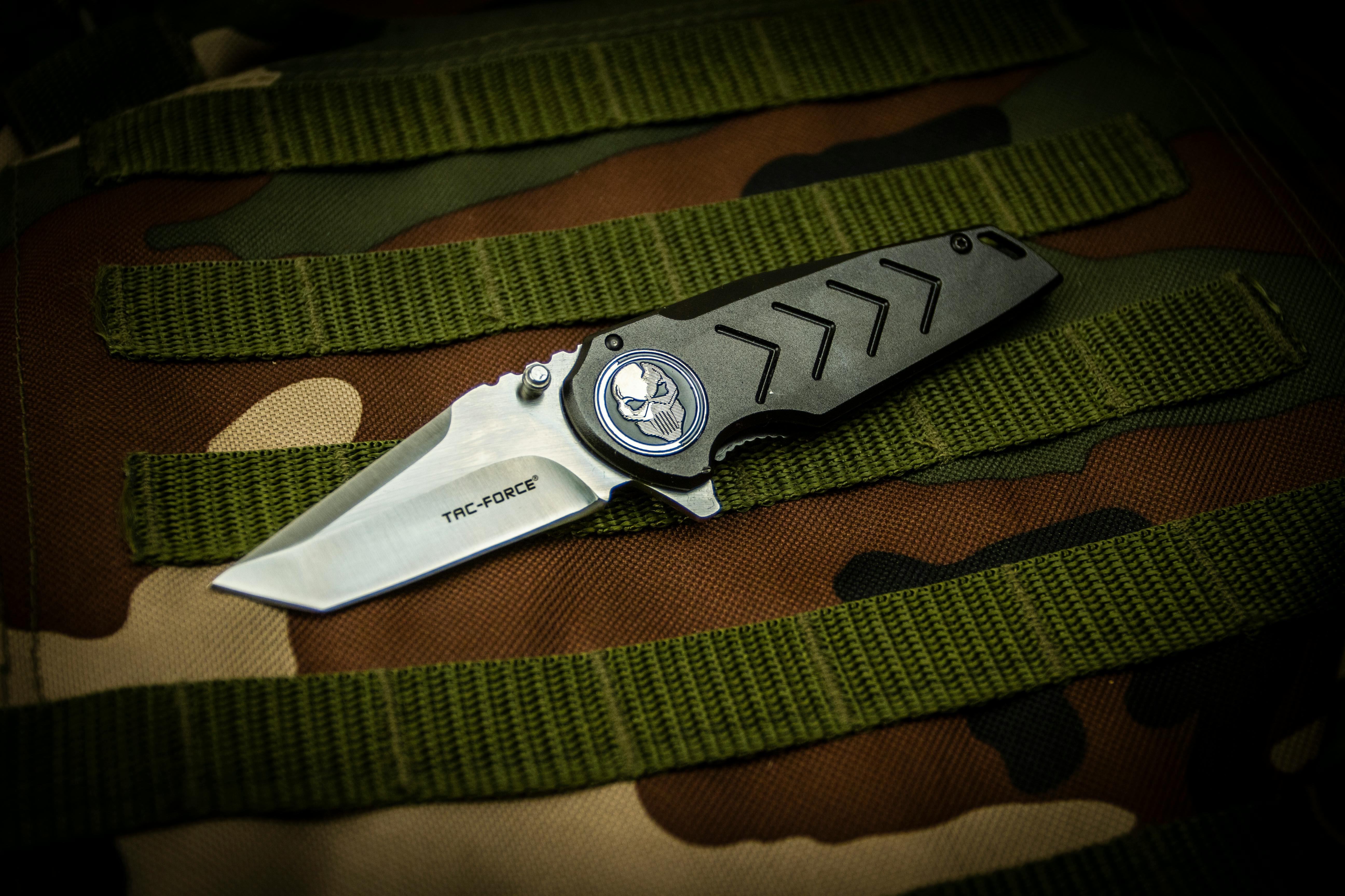 Free stock photo of EDC, gear, tac-force spring assisted pocket knife