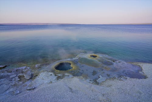 Kostnadsfri bild av ånga, drönarbilder, gejser