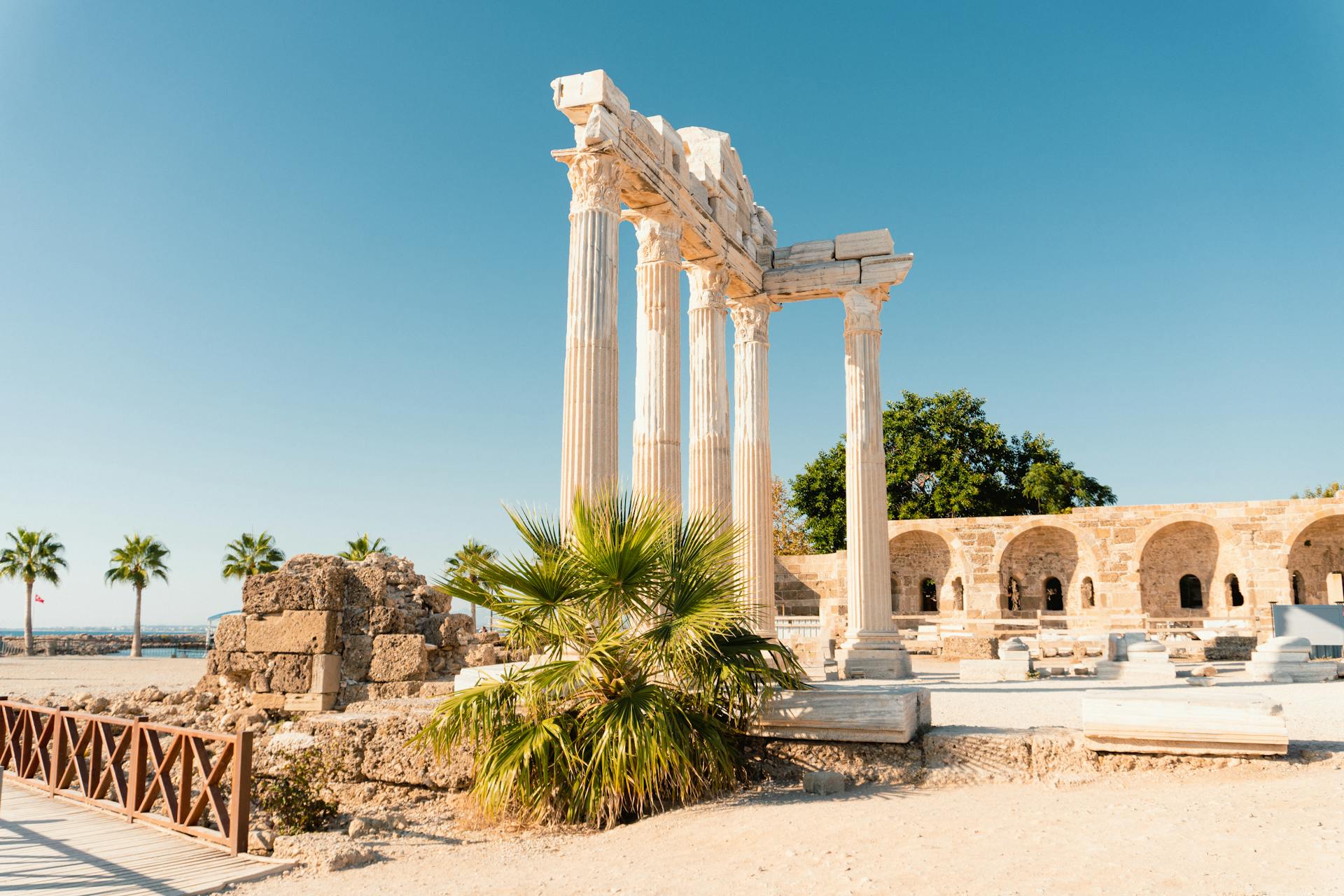 The Temple of Apollo in Side, Turkey