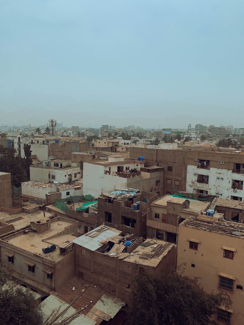Karachi skyline with luxury buildings
