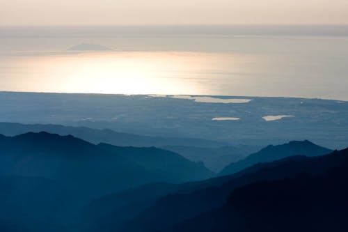 Free stock photo of coastal landscape, corsica island, fog
