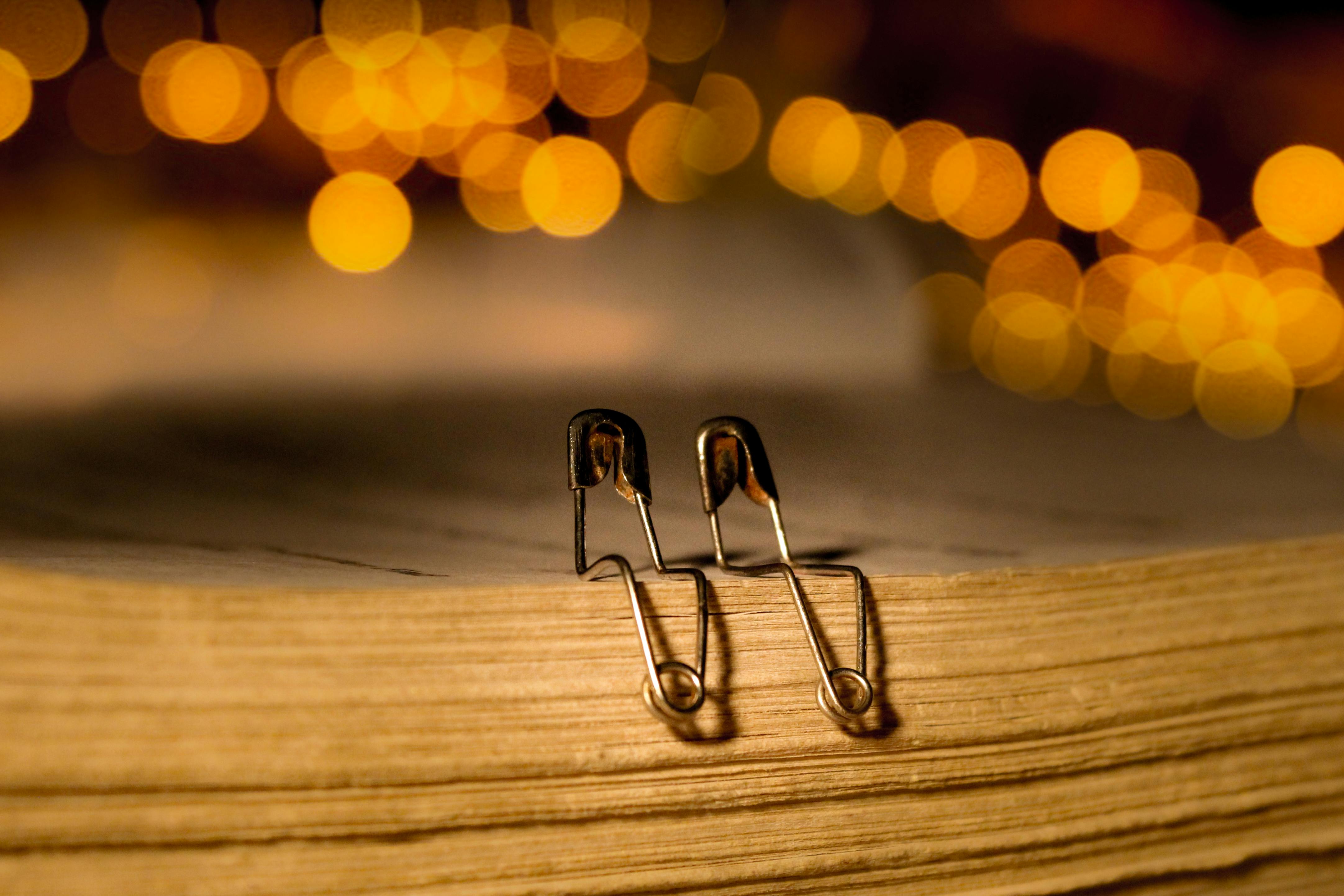 Safety Pins in Close Up Shot · Free Stock Photo