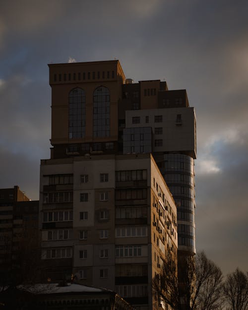 Kostnadsfri bild av blå himmel, city_skyline, filmisk himmel