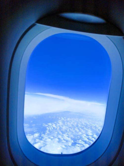 Free stock photo of above clouds, aeroplane, aeroplane view