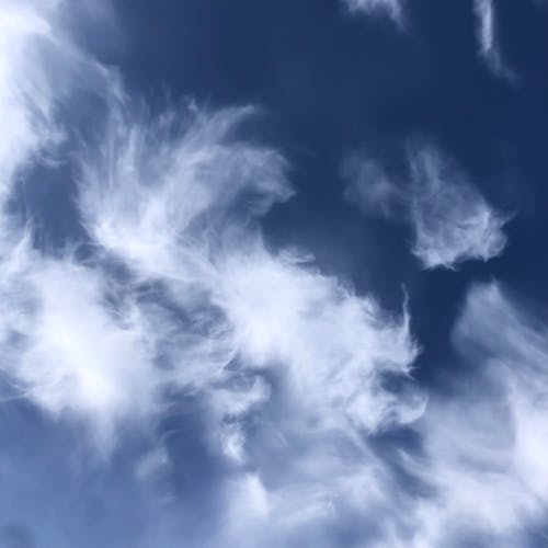 Foto profissional grátis de atmosfera, céu azul, cirro