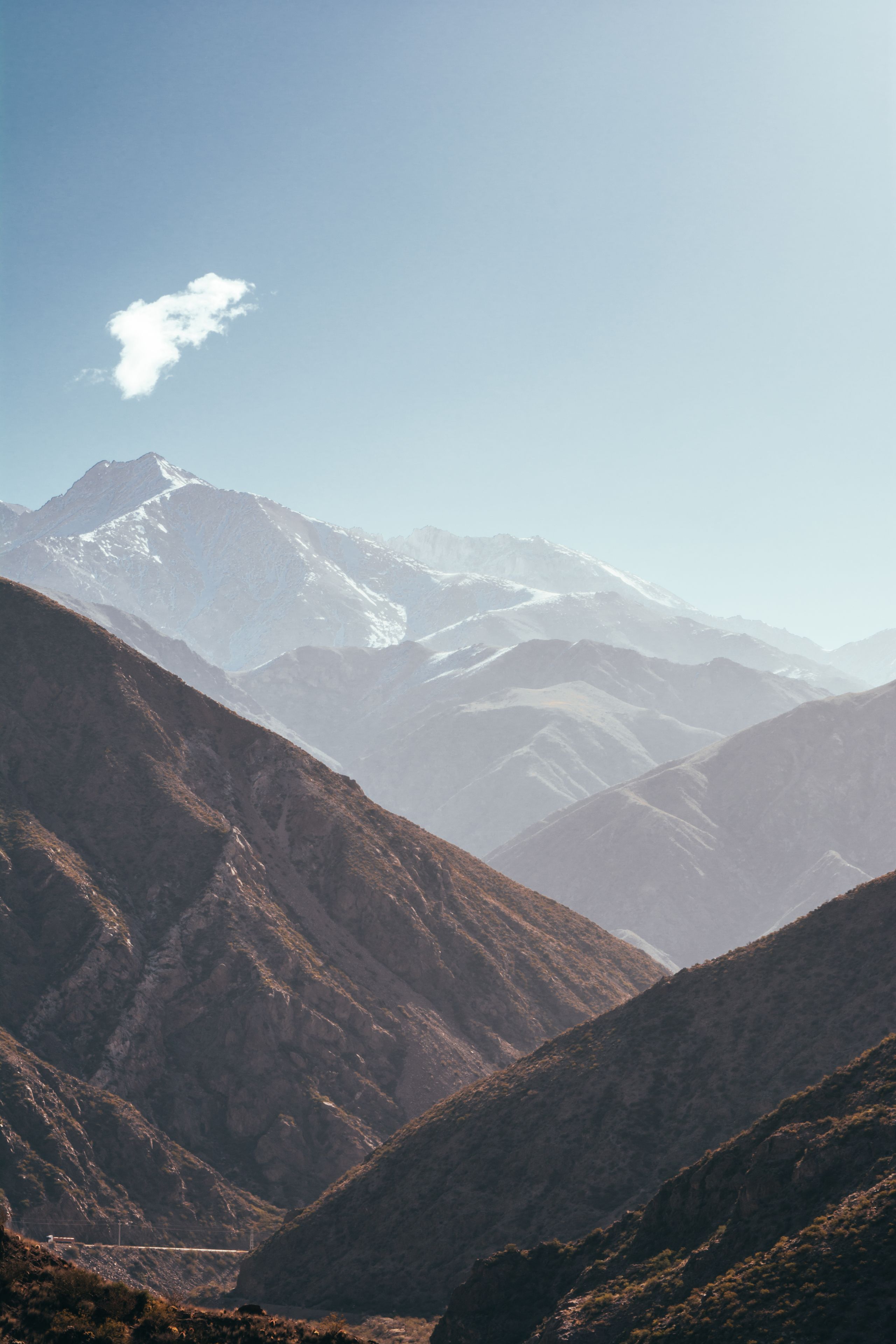 Majestic Andes mountains und